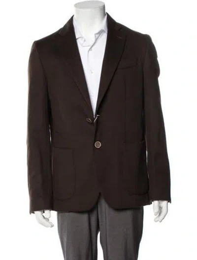 Pre-owned Domenico Tagliente Wool Blazer W/ Tags In Brown