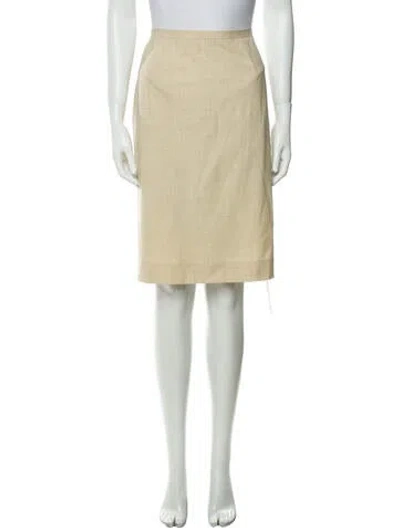 Pre-owned Domenico Vacca Knee-length Skirt In Neutral