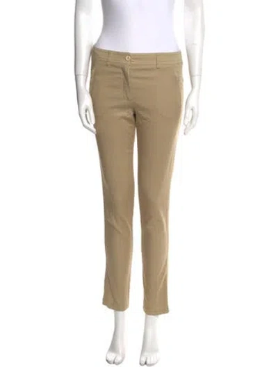 Pre-owned Domenico Vacca Skinny Leg Pants In Neutral