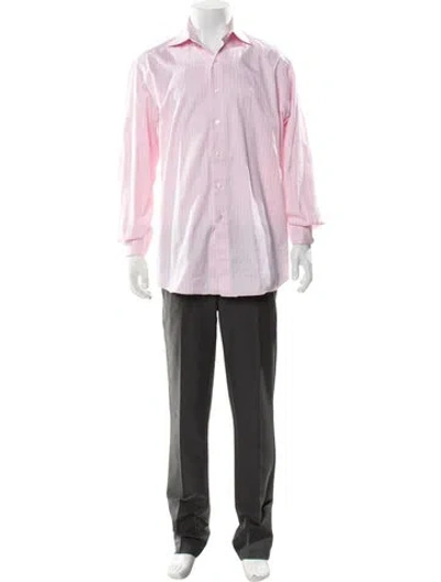 Pre-owned Domenico Vacca Striped Long Sleeve Shirt In Multi
