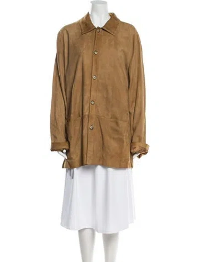 Pre-owned Domenico Vacca Utility Jacket In Brown