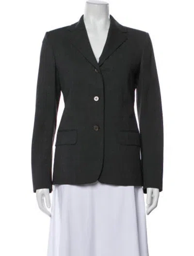 Pre-owned Domenico Vacca Wool Blazer In Gray