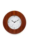 Domeniconi Mogan Circle-pattern Wall Clock In Blue