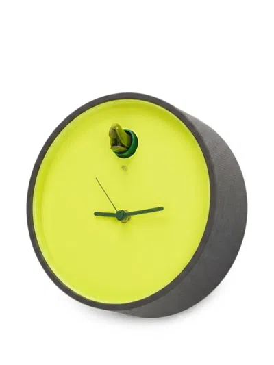 Domeniconi Round Cuckoo Wall Clock In Green