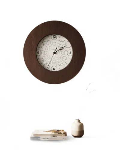 Domeniconi Round-shape Wall Clock In Multi