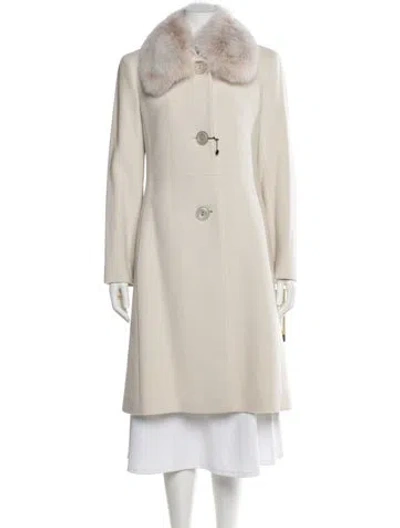 Pre-owned Dominic Bellissimo Angora Coat W/ Tags In Neutral