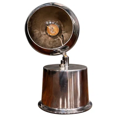 Pre-owned Dominici Rewired Brazilian Modern Floor Lamp In Plated Chrome, , 1950s – Lot 99 In Black
