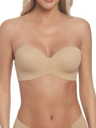 Dominique Bella Seamless Strapless Bra In Mocha