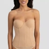 Dominique Brianna Low Back Strapless Bra - 8980 In Brown