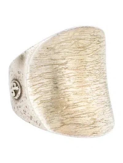 Pre-owned Dominique Cohen Two-tone Ring In Multi