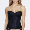 Dominique Colette Underwire Strapless Bustier-8949 In Black