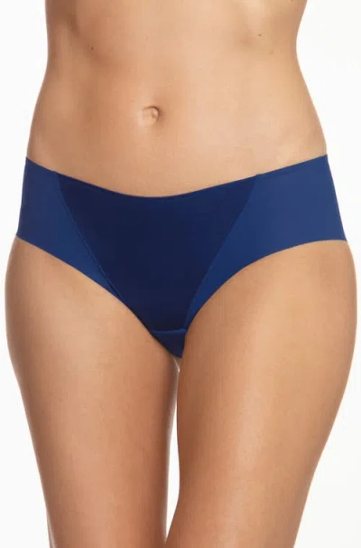 Dominique Intimates Bianca Laser Cut Bonded Brief In Blue