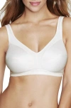 Dominique Intimates Isabella Everyday Wire Free Cotton Lined Bra In White