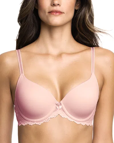 Dominique Intimates Lacee Everyday Lace Contour T-shirt Bra In Pink