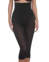Dominique Intimates Madeleine High Waist Long Leg Shaper In Black