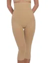 Dominique Intimates Madeleine High Waist Long Leg Shaper In Mocha