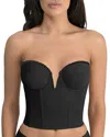 Dominique Intimates V Wire Bustier In Black