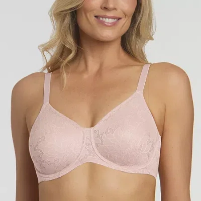 Dominique Jacqueline Underwire Jacquard Minimizer Bra - 7018 In Pink