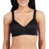 Dominique Jolie Wireless Jacquard Minimizer Bra - 6018 In Black