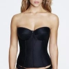Dominique Colette Underwire Strapless Bustier-8949 In Black