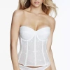Dominique Lace Corset Bridal Bustier Bra-8900 In Sand