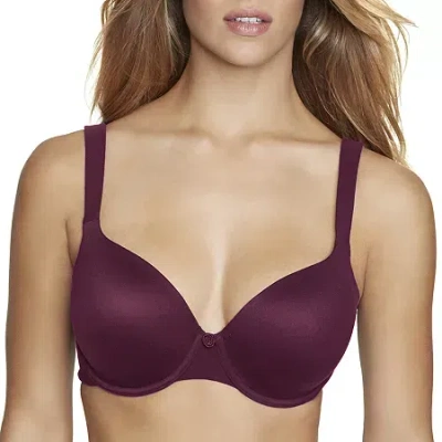 Dominique Maxine Seamless T-shirt Underwire Push Up Bra 4500 In Purple