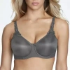 Dominique Mystique Seamless Minimizer Underwire Full Coverage Bra 7000 In Gray