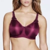 Dominique Mystique Seamless Minimizer Underwire Full Coverage Bra 7000 In Purple