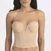 Dominique Valerie V Wire Backless Strapless Bra - 6390 In Neutral