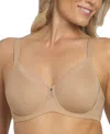 Dominique Womens Medium Support Longline Strapless Bra 8249 In Brown