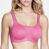 Dominique Zoe Womens Extra Firm Support Underwire Sports Bra 6100 In Pink