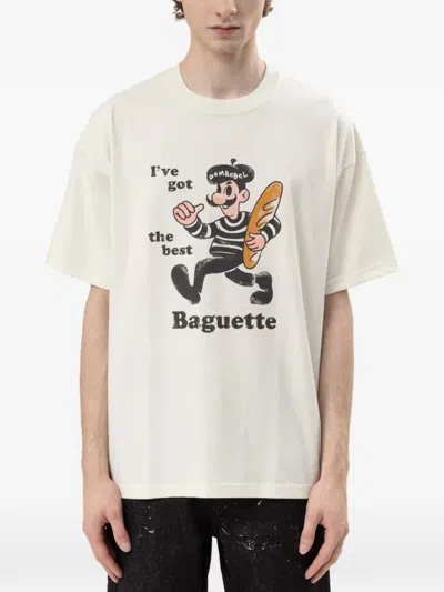 Domrebel Baguette Graphic-print T-shirt In White