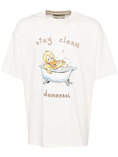 Domrebel Bath T-shirt In Neutrals