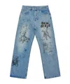 Domrebel Belt-loop Jeans In Blue