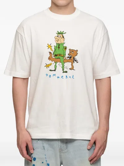 Domrebel Booboo Graphic-print T-shirt In White