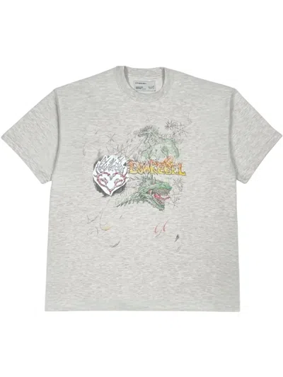 Domrebel Conflict T-shirt In 灰色