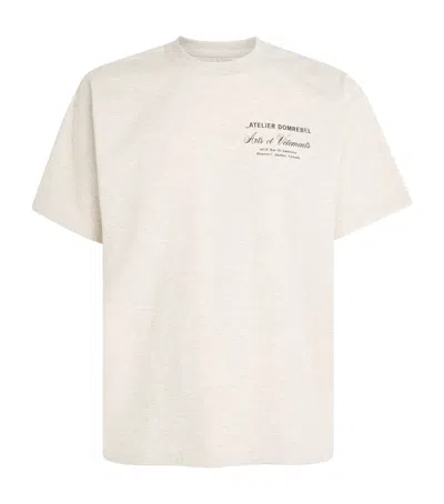 Domrebel Cotton Arts Vetements T-shirt In Neutral