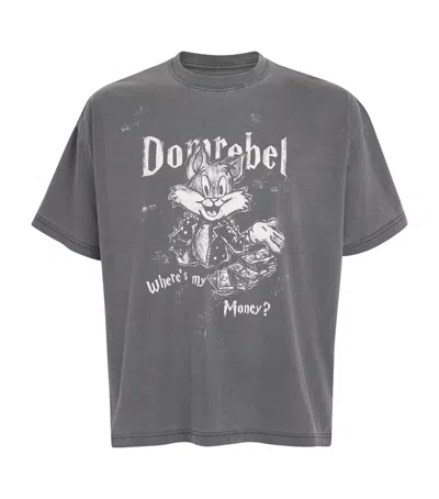 Domrebel Cotton Collect T-shirt In Gray