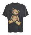 Domrebel Cotton Teddy Print Kiss T-shirt In Black