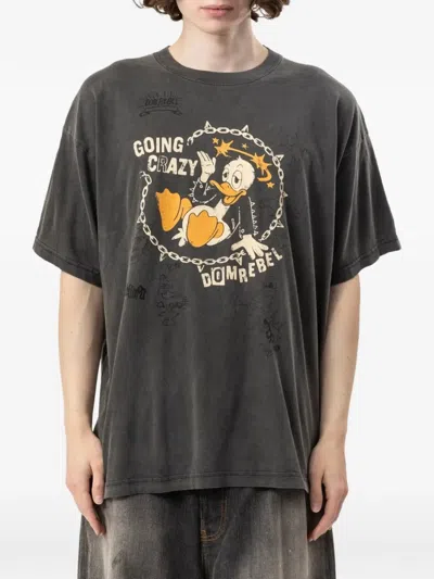Domrebel Cray Graphic-print T-shirt In Gray