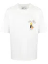 Domrebel Men's Empty Duck Graphic T-shirt In White