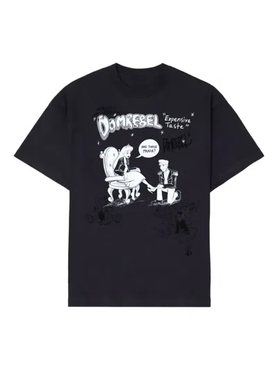 Domrebel Expensive T-shirt In Black