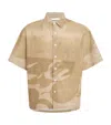 Domrebel Exposed Stitching Shirt In Neutral