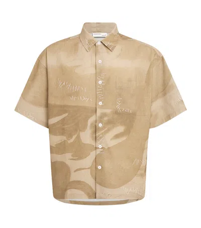 Domrebel Exposed Stitching Shirt In Neutral