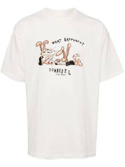 Domrebel Forget T-shirt In Neutrals