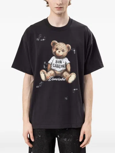 Domrebel Good Bear T-shirt In Black