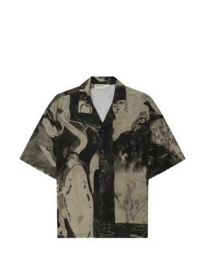 Domrebel Graphic-print Short-sleeve Shirt In Multi