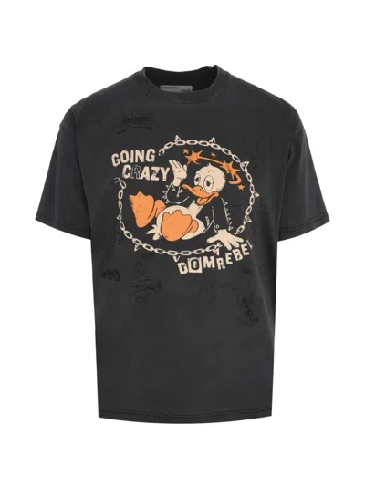 Domrebel Graphic-print T-shirt In Black