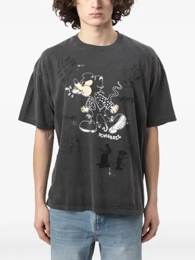 Domrebel Graphic-print T-shirt In Gray
