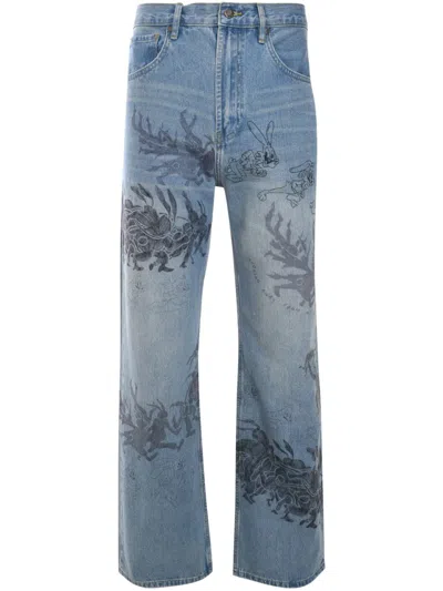Domrebel Hops Jeans In Blue